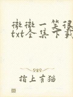 微微一笑很倾城txt全集下载