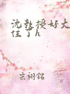 沈教授好大含不住了h