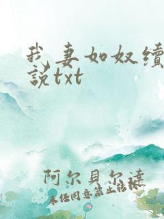 我妻如奴续写小说txt