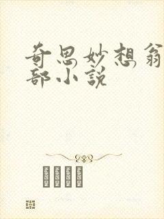 奇思妙想翁的全部小说