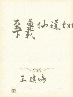 至尊仙道txt下载