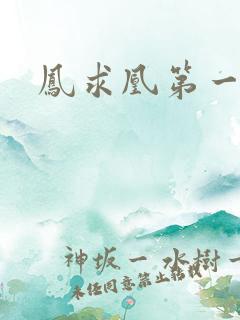 凤求凰第一皇后