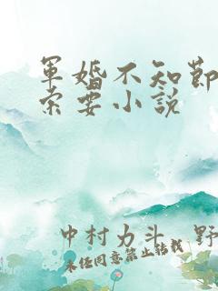 军婚不知节制地索要小说