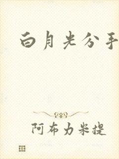 白月光分手日常