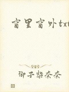 窗里窗外txt