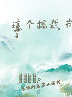 这个总裁 我要了