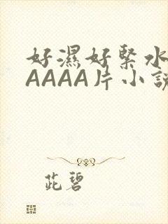 好湿好紧水多AAAAA片小说