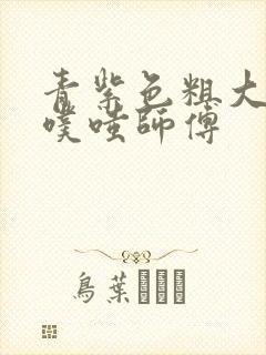 青紫色粗大进出噗嗤师傅