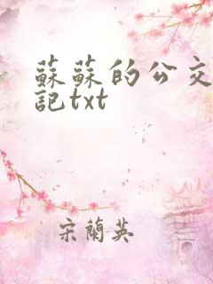 苏苏的公交车日记txt