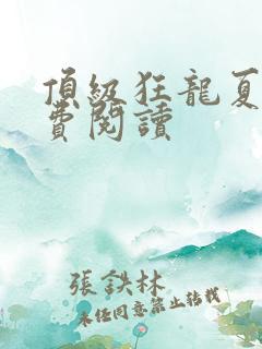 顶级狂龙夏天免费阅读