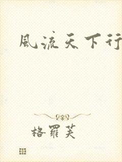 风流天下行