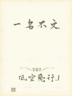 一名不文