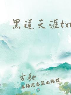 黑道天涯txt