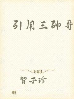 引用三帅哥