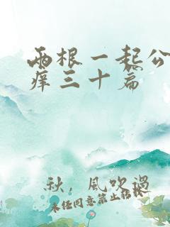 两根一起公憩止痒三十篇