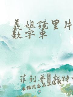 义姐镜里片微博数字车