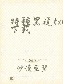 特种黑道txt下载