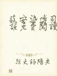 苏安染傅司寒小说免费阅读无弹窗