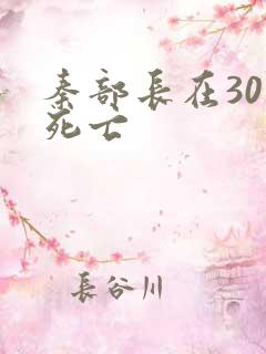 秦部长在301死亡