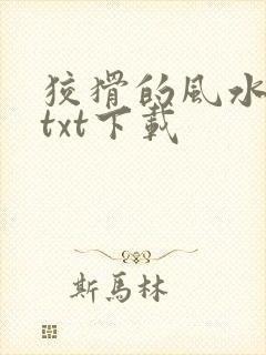 狡猾的风水相师txt下载