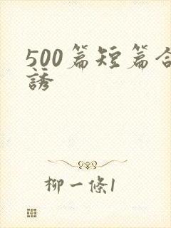 500篇短篇合诱