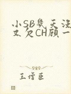 小SB几天没做又欠CH顾一成