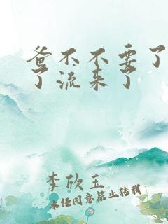 爸不不要了太满了流来了