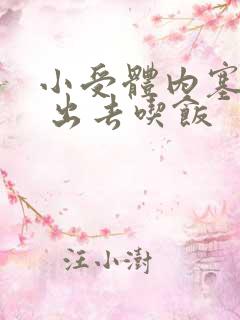 小受体内塞东西 出去吃饭