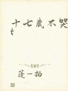 十七岁不哭txt