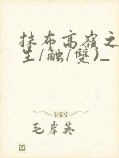 抹布高岭之花(生/触/双)_