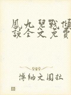 凤九儿战倾城小说全文免费阅读无弹窗