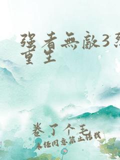 强者无敌3烈火重生