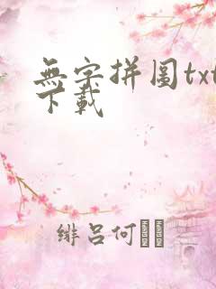 无字拼图txt下载