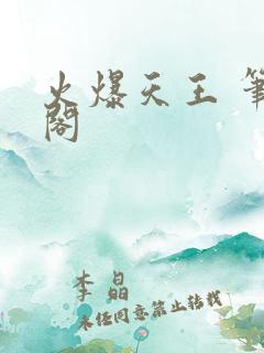 火爆天王 笔趣阁