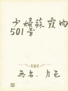 少妇苏霞肉欲第501章