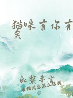猫咪有你有我足矣