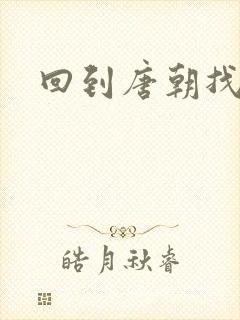 回到唐朝找工作