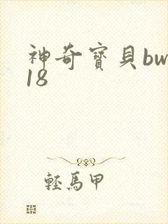 神奇宝贝bw118