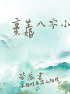重生八零小媳妇军婚