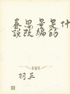 眷思量是什么小说改编的