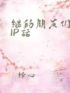 继的朋友们SVIP话