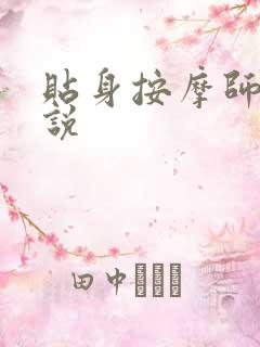 贴身按摩师 小说