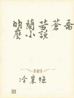 明兰若苍乔是什么小说