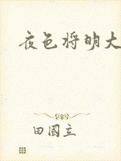 夜色将明大结局