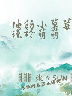 他的小草莓沈修瑾于萌萌