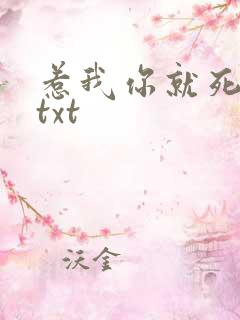 惹我你就死定了txt