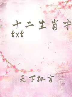 十二生肖守护神txt