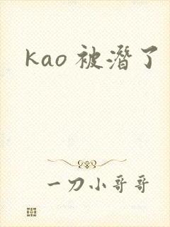 kao 被潜了