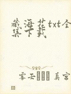 藏海花txt全集下载