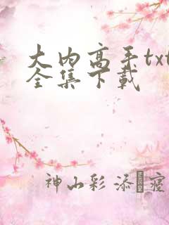 大内高手txt全集下载